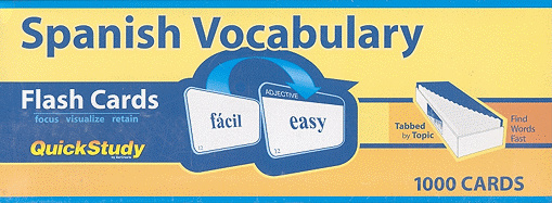 Spanish Vocabulary Flash Cards