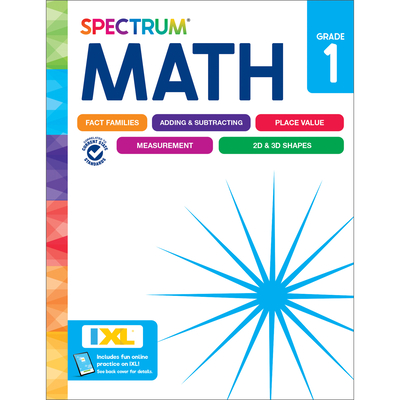 Spectrum Math Workbook, Grade 1 - Spectrum, and Carson Dellosa Education