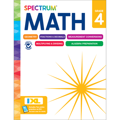 Spectrum Math Workbook, Grade 4 - Spectrum, and Carson Dellosa Education
