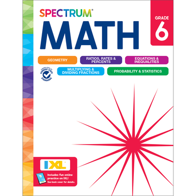 Spectrum Math Workbook, Grade 6 - Spectrum, and Carson Dellosa Education, and Craver, Elise