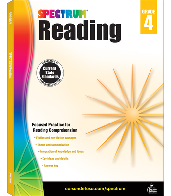 Spectrum Reading Workbook, Grade 4: Volume 23 - Spectrum, and Carson Dellosa Education
