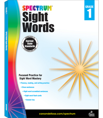 Spectrum Sight Words, Grade 1: Volume 103 - Spectrum