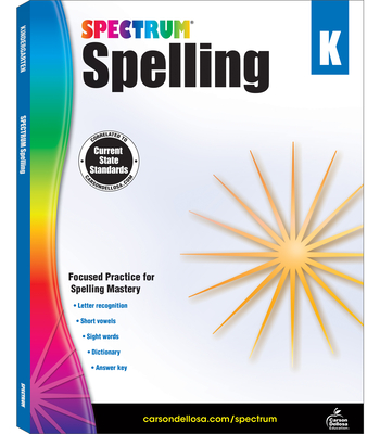 Spectrum Spelling, Grade K: Volume 27 - Spectrum