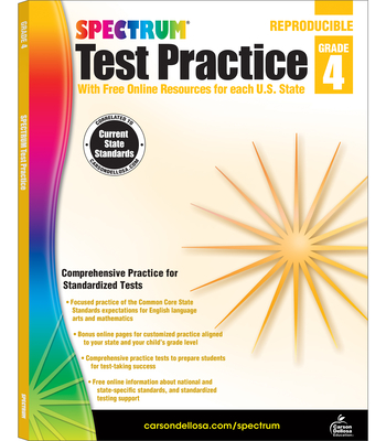 Spectrum Test Practice, Grade 4: Volume 64 - Spectrum, and Carson Dellosa Education