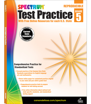 Spectrum Test Practice, Grade 5: Volume 65 - Spectrum, and Carson Dellosa Education