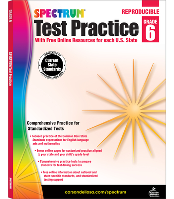 Spectrum Test Practice, Grade 6: Volume 66 - Spectrum, and Carson Dellosa Education
