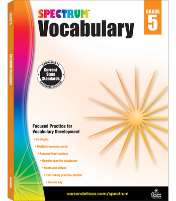 Spectrum Vocabulary, Grade 5: Volume 88 - Spectrum