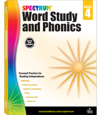 Spectrum Word Study and Phonics, Grade 4: Volume 83 - Spectrum