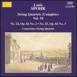 Spohr: Complete String Quartets, Vol. 10