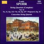 Spohr: Complete String Quartets, Vol. 14
