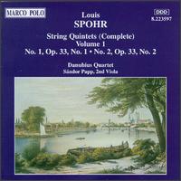 Spohr: String Quintets, Vol.1 - Adel Miklos (violin); Danubius String Quartet; Ilona Ribli (cello); Maria Zs Szabo (violin); S�ndor Papp (viola)