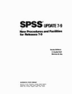 SPSS Update 7-9: New Procedures and Facilities for Releases 7-9