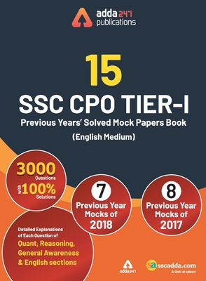 SSC CPO Previous Year Practice Book - Adda247