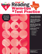 Staar: Reading Warm Ups and Test Practice G4 Workbook