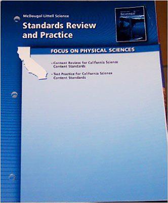 Standards Review and Practice Book (Student) Grade 8: Physical Science - ML