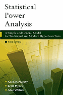 Statistical Power Analysis: A Simple and General Model for Traditional and Modern Hypothesis Tests, Third Edition