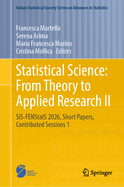 Statistical Science: From Theory to Applied Research II: SIS-FENStatS 2026, Short Papers, Contributed Sessions 1