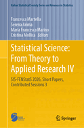 Statistical Science: From Theory to Applied Research IV: SIS-FENStatS 2026, Short Papers, Contributed Sessions 3