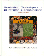 Statistical Techniques in Business and Economics
