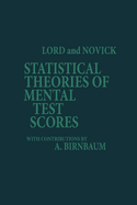 Statistical theories of mental test scores