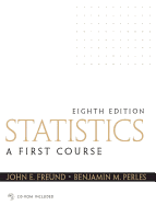 Statistics: A First Course