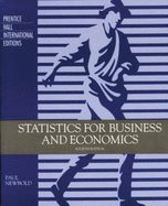 Statistics for Business and Economics: International Edition