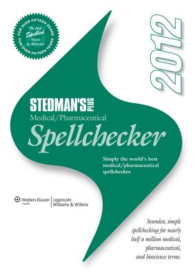 Stedman's Plus Version 2012 Medical/Pharmaceutical Spellchecker, (Upgrade) - Stedman's