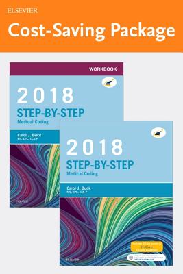 Step-By-Step Medical Coding, 2018 Edition - Text and Workbook Package - Buck, Carol J, MS, Cpc