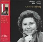 Strauss: Lieder; Wolf: Lieder