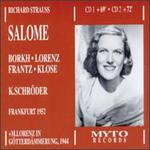 Strauss: Salome - Aage Poulson (vocals); August Heimpel (vocals); Christa Ludwig (vocals); Eugene Willmann (vocals); Ferdinand Frantz (vocals);...