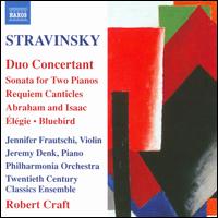Stravinsky: Duo Concertant - David Wilson-Johnson (baritone); Jennifer Frautschi (violin); Jeremy Denk (piano); Maarten van Veen (piano);...