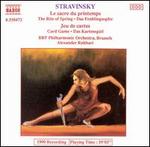 Stravinsky: Le sacre du printemps; Jeu de cartes