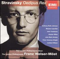 Stravinsky: Oedipus Rex - Alastair Miles (vocals); Anthony Rolfe Johnson (vocals); John Mark Ainsley (vocals); John Tomlinson (vocals); Lambert Wilson (vocals); Marjana Lipovsek (vocals); Peter Coleman-Wright (vocals); London Philharmonic Choir (choir, chorus)