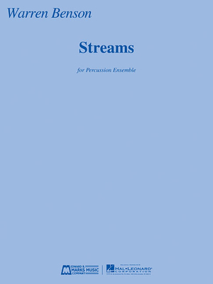 Streams for Seven Percussionists: Score and Parts - Benson, Warren (Composer)
