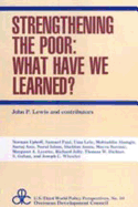 Strengthening the Poor