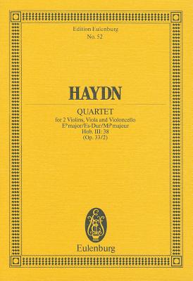 String Quartet in E-Flat Major, Op. 33/2: Study Score - Haydn, Joseph (Composer)