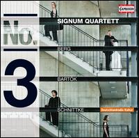 String Quartets Nos. 3: Berg, Bart�k, Schnittke - Signum Quartett