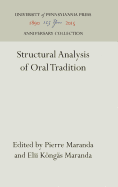 Structural Analysis of Oral Tradition
