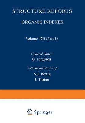 Structure Reports: Organic Indexes - Ferguson, G (Editor)