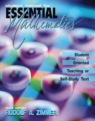 Student Manual for Essential Mathematics - Zimmer, Rudolf A