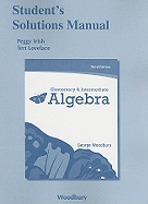 Student Solutions Manual for Elementary & Intermediate Algebra