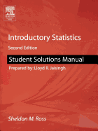 Student Solutions Manual for Introductory Statistics
