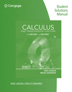 Student Solutions Manual for Larson/Edwards' Calculus of a Single Variable: Early Transcendental Functions, 8th