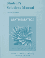 Student Solutions Manual for Mathematics for Elementary School Teachers