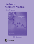 Student Solutions Manual for Prealgebra
