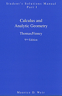 Student Solutions Manual Part 1 for Calculus