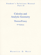 Student Solutions Manual Part 2 for Calculus