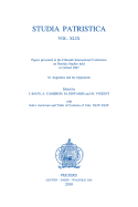 Studia Patristica. Vol. XLIX - St Augustine and his Opponents