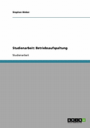 Studienarbeit: Betriebsaufspaltung