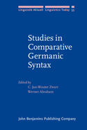 Studies in Comparative Germanic Syntax: Proceedings from the 15th Workshop on Comparative Germanic Syntax (Groningen, May 26-27, 2000)